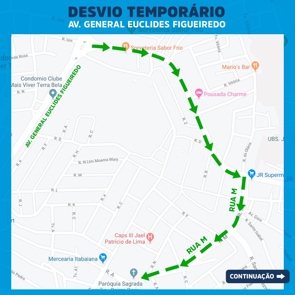 Obra da avenida Euclides Figueiredo avança e SMTT faz novo desvio no trânsito da via - SMTT Aracaju